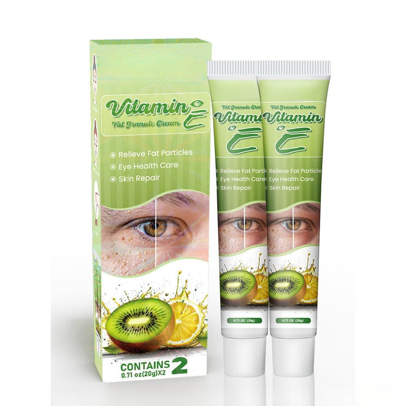 2 - pack Vitamin E Fat Granule Cream with AHA for Skin Care, Fruit - based Moisturizing, Effectively Improve Eye - area Fat Granules and Nourish Skin