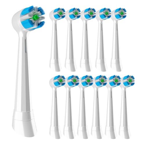 12 Pcs iO Replacement Heads Compatible with Oral B iO Series Electric Toothbrush, Individually Wrapped, White 1 Count (Pack of 12)