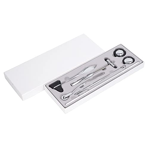 Neurological Hammer Set, 5-Part Stainless Steel Diagnostic Percussion Hammer, for Neurological Studies