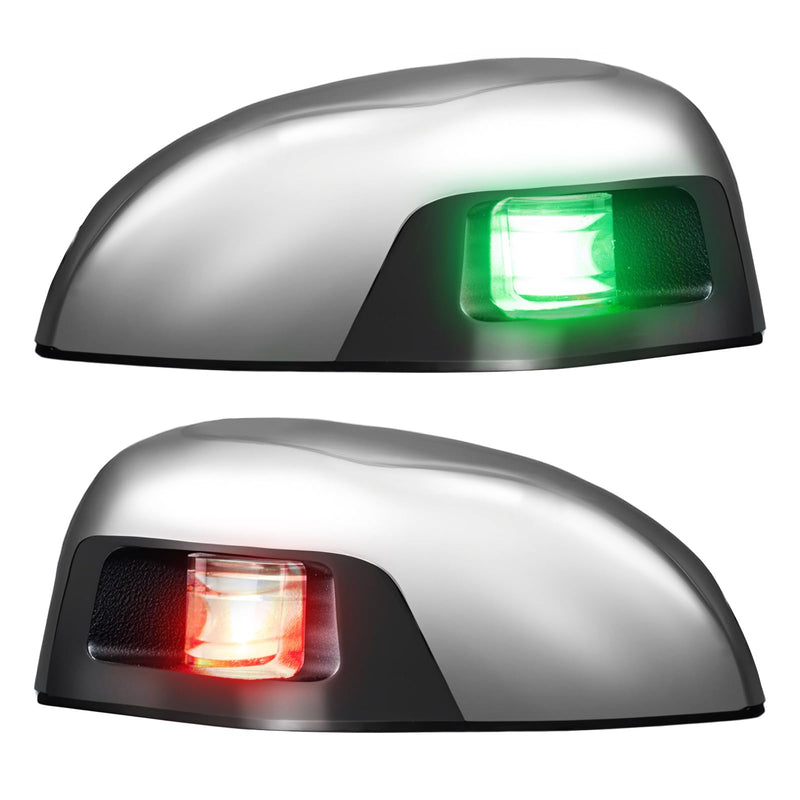 Pontoon Navigation Lights,Bow Lights for Boats LED;Boat Navigation Lights 1NM Red and Green 112.5 Degree Standard,Waterproof for Marine,Yacht - BeesActive Australia