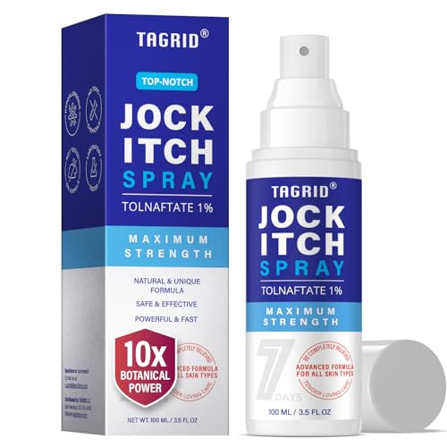 TAGRID Jock Itch Spray: Maximun Strength Jock Itch Treatment fot Itch Skin Relief - Antifungal Anti Itch Spray for Men Women Skin (3.5 Fl Oz (Pack of 1)) 3.5 Fl Oz (Pack of 1)