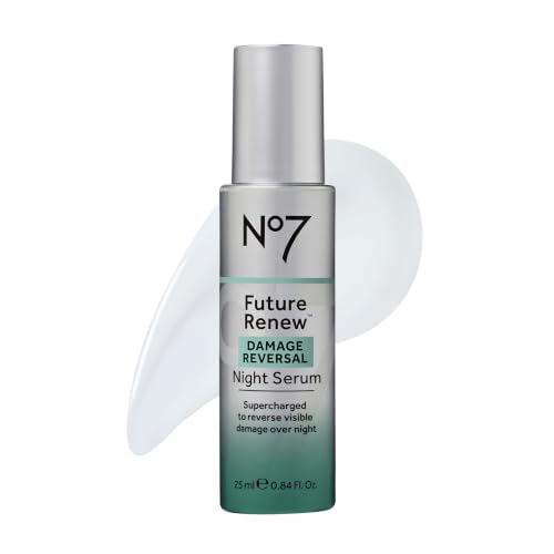 No7 Future Renew Damage Reversal Night Serum, 0.84 Fl Oz