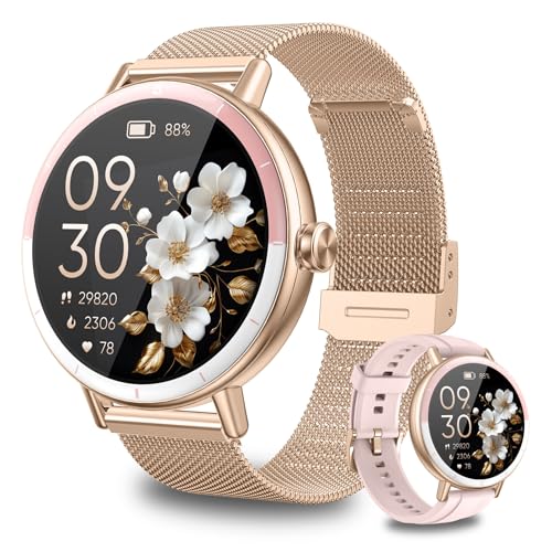 Smart Watches for Women Android/iphone, Fitness Tracker with Calls&Answer