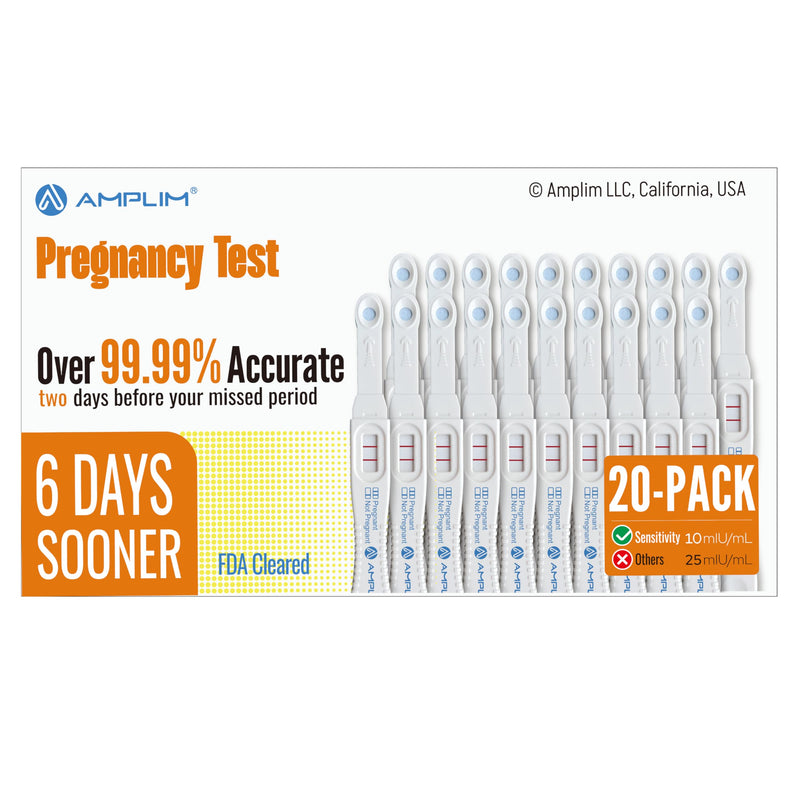 Early Detection Pregnancy Test Sticks 20 Pack for Women 20-Pack