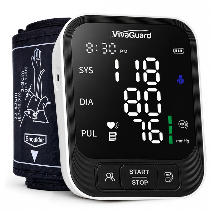 Upper Arm Blood Pressure Monitor for Home Use, FDA-Cleared FSA&HSA Eligible Medium