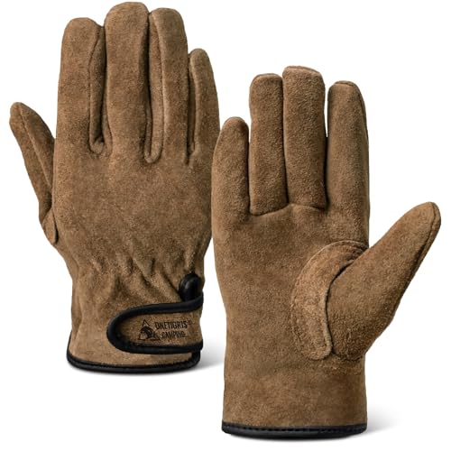 ONETIGRIS Welding Gloves,Fireproof Leather Work Gloves for Men/Women