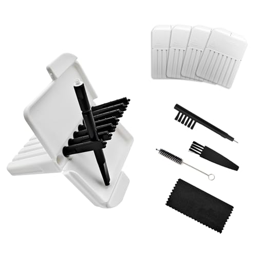 for Signi/Connexx Nanocare 3.0 Wax Guards Filters for Signi/Connexx/Siemens/Rexton Hearing Aids #10993607 with Cleaning Brush Tools Kit and Carry Case (32) 32
