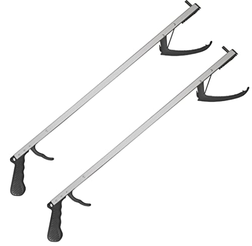 Rehabilitation Advantage 32-Inch Aluminum Reacher Grabber with Magnetic Tip