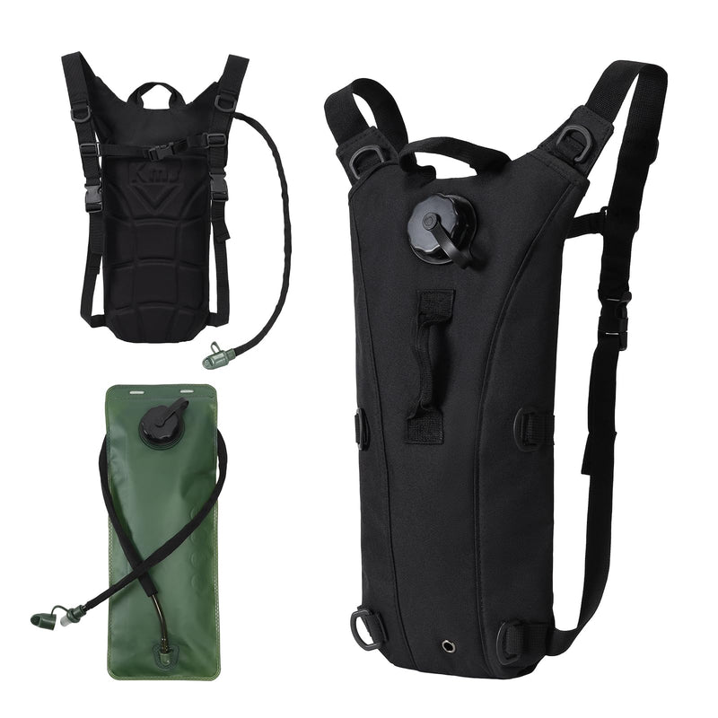 Hydration Backpack，Water Bag for Running，Hydration Vest，Equipped with 3L Hydration Bags,Suitable for Women and Running Backpacks for Men, Cycling.Mountaineering, and Marathon Races. black 18.11*8.46*0.98