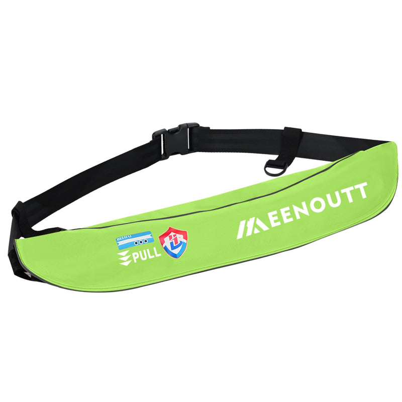 Automatic Inflatable Belt Pack Water Sports Jacket Waist Belt PFD for SUP Paddleboarding Fishing Boating Kayaking（fit 80-330 lbs） (Fluorescent yellow) Fluorescent yellow