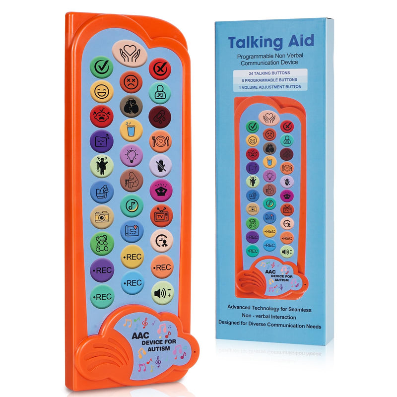AAC Device for Autism Communication Device for Nonverbal Kids & Adults, Non Verbal Communication Tools for Speech Therapy, Autism Talking Aids with 5 Programmable Buttons & Adjustable Volume - BeesActive Australia