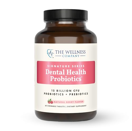 Dental Health Probiotic,15 Billion CFU & Xylitol, 60 Chewable Tablets
