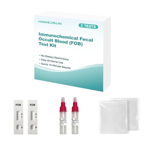 2-Pack Immunochemical Fecal Occult Blood iFOB Home Test Kit