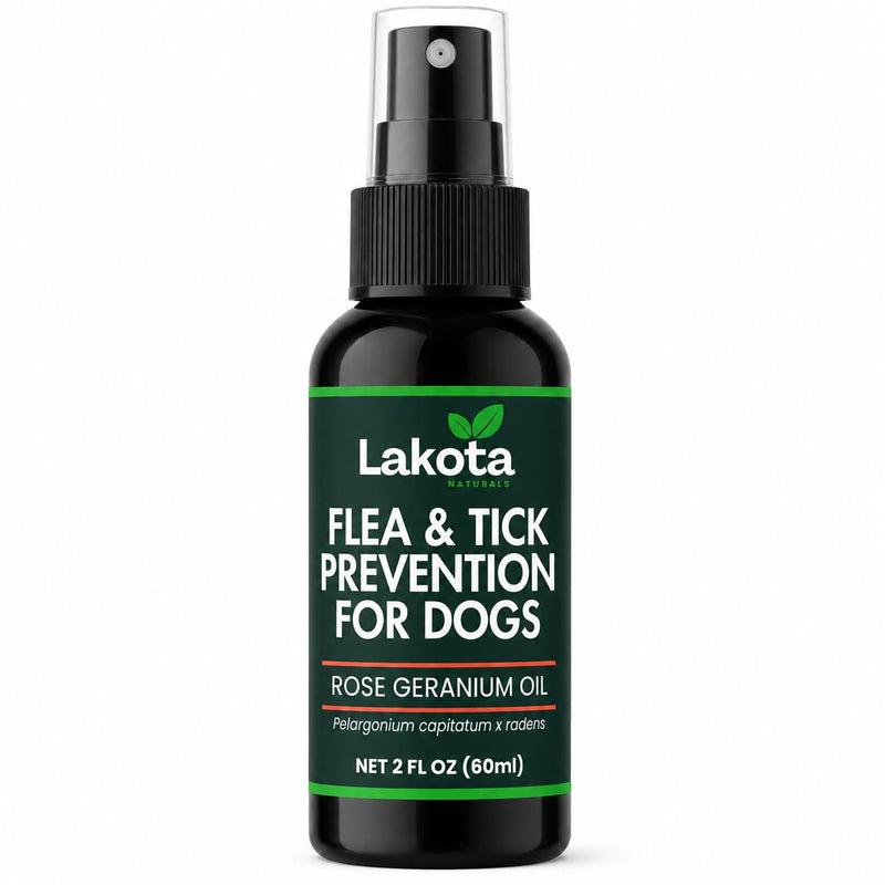 All Natural Flea and Tick Prevention Spray for Dogs - 2oz