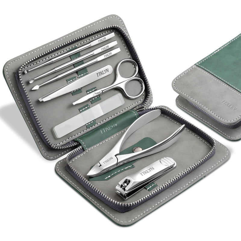 Manicure Kit for Women, Stainless Steel Nail Kit with PU Leather Case, Precision Pedicure Tools for Feet - BeesActive Australia