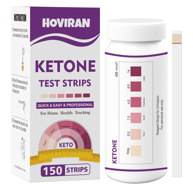 150-Count Ketone Test Strips for Urine Testing ‚Äì Monitor Ketosis for Ketogenic & Low-Carb Diets