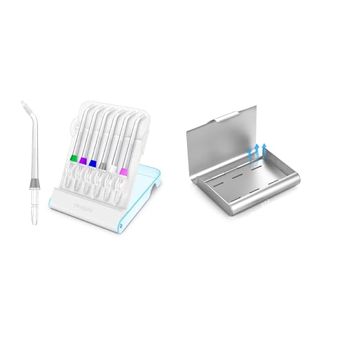 Orthodontic Tips for Waterpik, and Aluminum Retainer Case