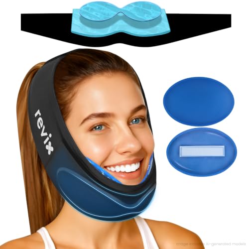 REVIX 30-Min Wisdom Teeth Ice Pack Head Wrap with 3-Layer Gel Cooling