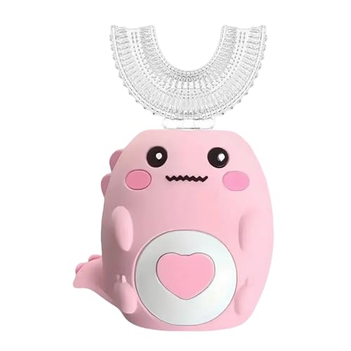 Electric Toothbrush for Children, Cute Toothbrush for Kids (Pink) Pink