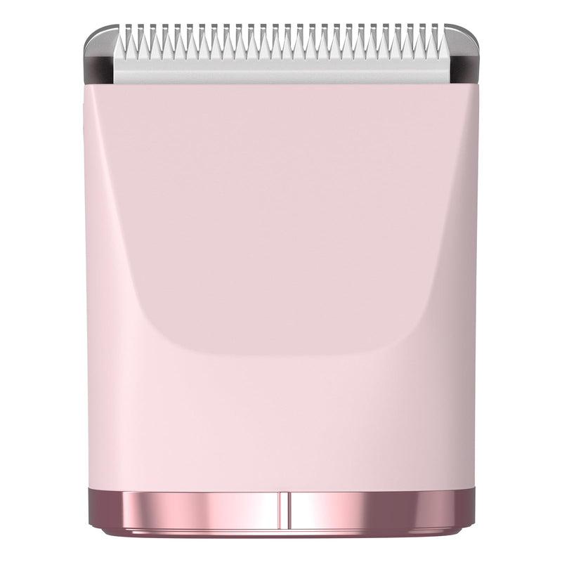Replacement Ceramic Blade Head for Bikini Trimmer - Body Hair Attachment with Hypoallergenic Blades, 30% Sharper & Easy-Snap Design (Pink) Pink