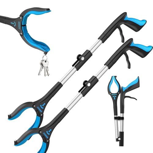 KEKOY 26 Inch Grabber Reacher Tool, 2 Pack, Foldable Pickup Tool 26 Inch of 2 Pack