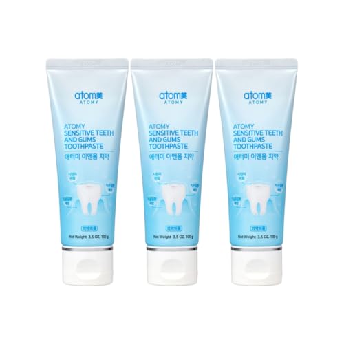 Sensitive Teeth and Gums Toothpaste 100g x 3 Pack, Relief for Sensitivity, Gum Care, and Oral Cleanliness