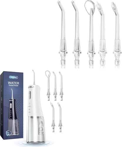 Onlyone Water Dental Flosser Teeth Pick& Water Dental Flosser Tip Replacement Heads