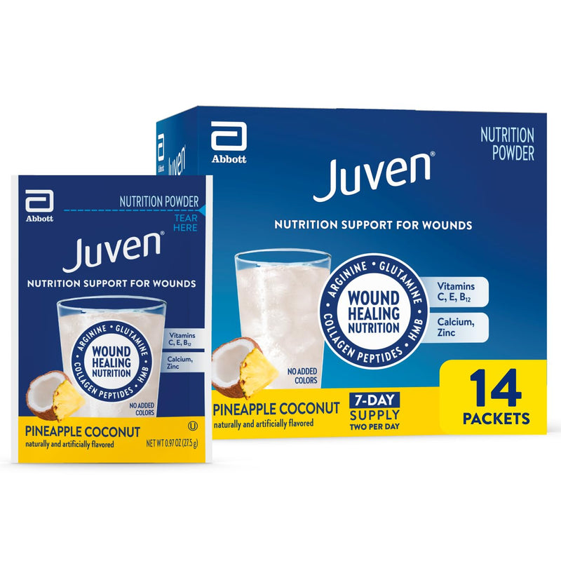 Juven Nutrition Support for Wound Healing, Pineapple Coconut, 14ct 14 Count