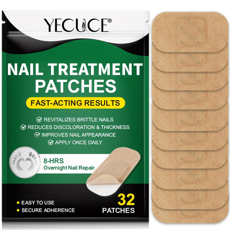 Toenail Treatment Extra Strength - 32 Pcs Nighttime Nail Patches for Toenails - Toe Nail Treatments for Nails Repair & Care - Easy to Use - BeesActive Australia