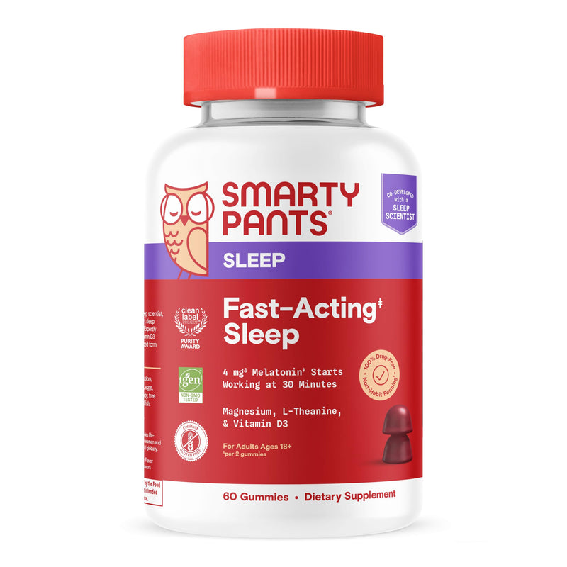 SmartyPants (Adult) Fast Acting Sleep 60ct - BeesActive Australia