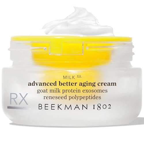 Beekman 1802 Milk RX Advanced Better Aging Face Cream, 0.5 fl oz Travel Size Face Cream