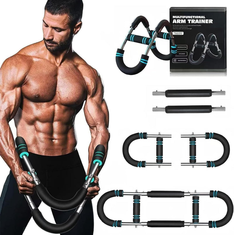 Arm Trainer for Men - Adjustable Chest Workout Equipment for Home Gym, Muscle Builder & Strength Training for Arms, Chest(40-90lb)