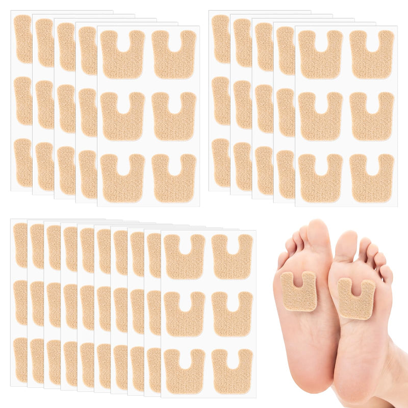 120Pcs U Shaped Felt Callus Cushions for Feet, Self Adhesive Metatarsal Corn Pads Soft Felt Foot Pads Callus Pads for Foot Pain Relief Cushions Women Men - BeesActive Australia