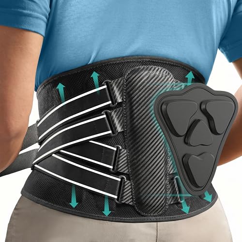 Back Brace for Lower Back Pain,Lumbar Support Belt for Men & Women Large