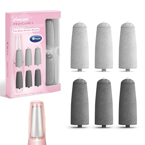 Pedicures Replacement Heads for Flawless Pedi, Electric Foot Callus Removers, Electric Tool Foot File Replacement Roller Head fit Finishing Touch (Upgraded-Thicker and More Durable)