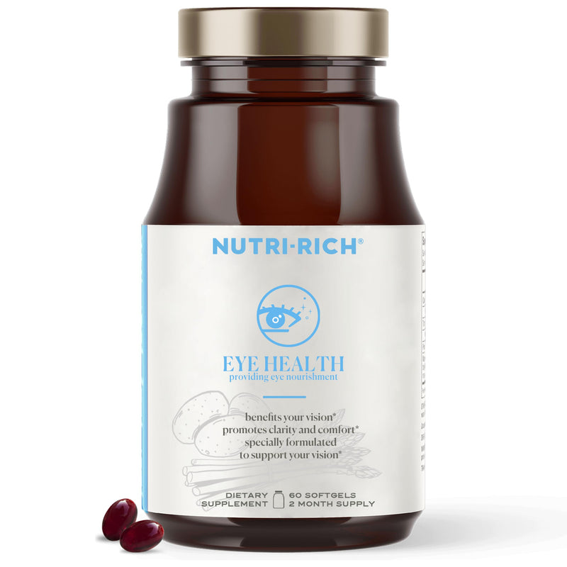Eye Health Supplement for Vision and Mineral Supplement, Vitamin C & E, Lutein & Zeaxanthin, Zinc & Copper for Women and Men, Blue Light Protection, 60 Softgels, No Artificial Additives