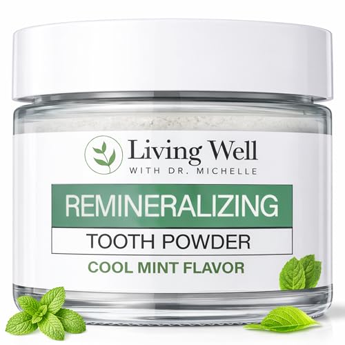 Living Well with Dr. Michelle Remineralizing Tooth Powder, Cool Mint Remineralizing - Cool Mint