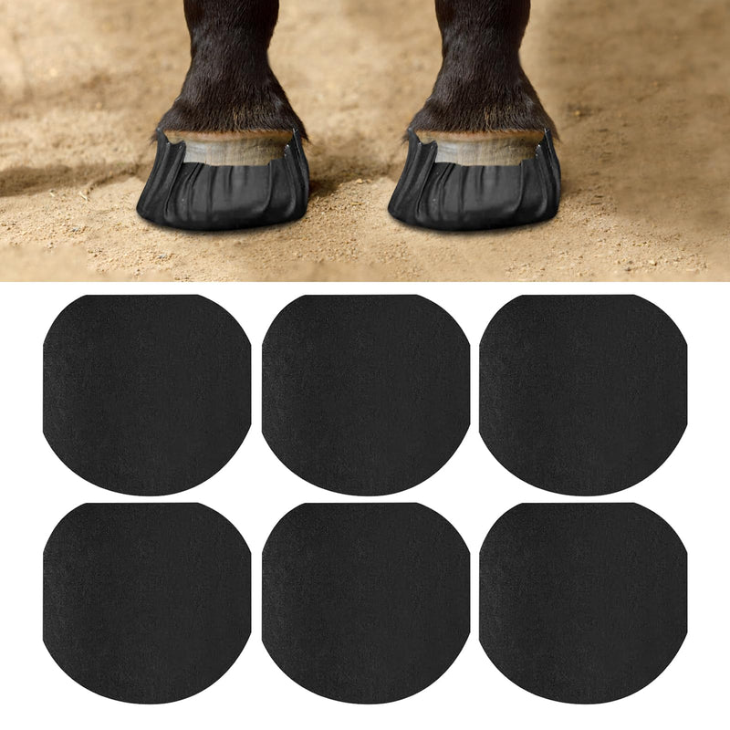 6/12 Pack Horse Hoof Tape, Cotton Strong Sticky Horse Hoof Wraps, Breathable Magic Cushion Hoof Packing, Additional Protection for Hoof Hoove Wound Management and Laminitis Abscess Relief (6) 6 PACK
