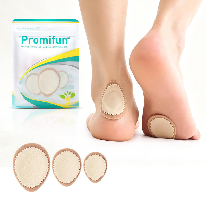 Corn Pads for Feet - 24 Count - Premium Felt Callus Cushions with Medical Adhesive - All-Day Pain Relief for Toes, Heels & Ball of Foot - Multi-Size, Beige Multi-size（Pack of 24）