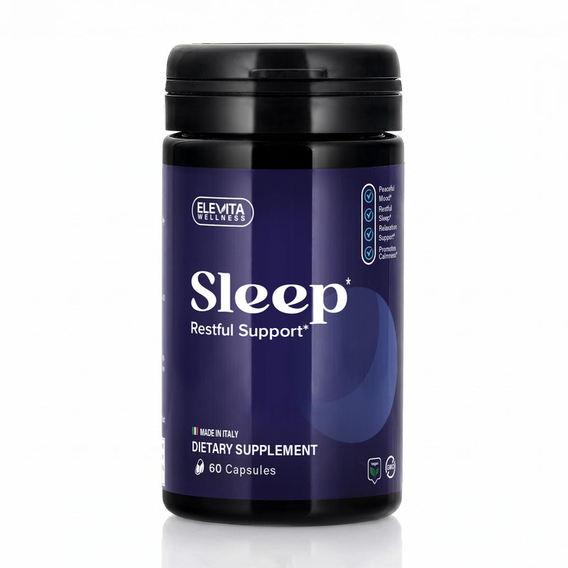 Sleep Supplement Capsules with Ashwagandha, L-Theanine & B Vitamins | Supports Natural Sleep | 60 Capsules