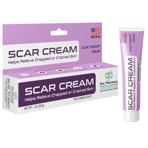 Scar Cream – Helps Reduce Appearance of Old & New Scars – 1 oz, Made in USA