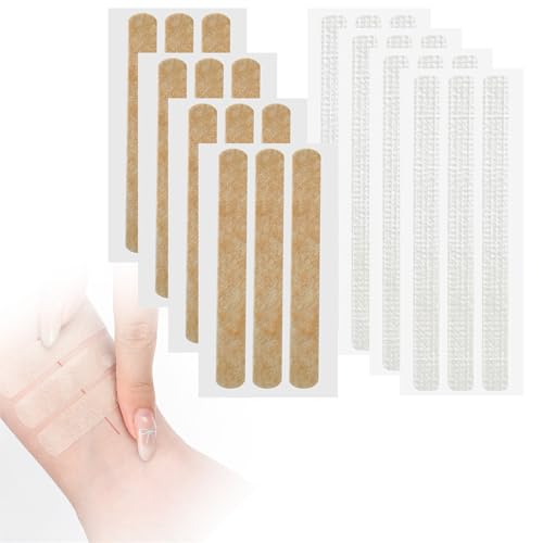 Wound Closure Strips 24 Steri Skin Closures Strip Breathable Sutures Bandage Stitch-Free Wound Repair, 12x100mm M