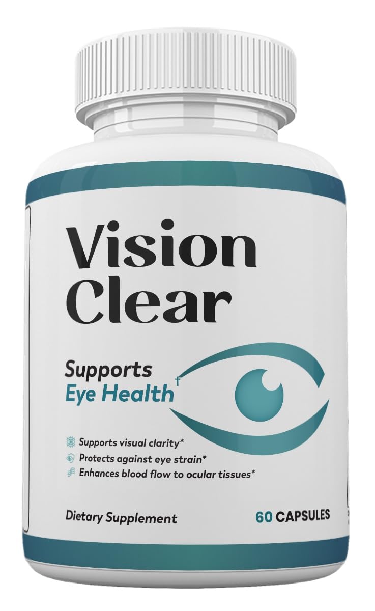 Zonata Vision Clear Eye Health Support Vitamins Pills, Vision Clear Supplement, 60 Capsules