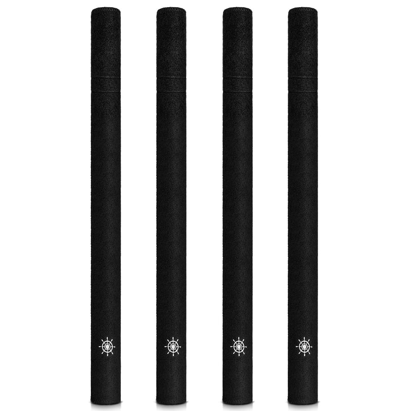 Dock Line Chafe Guards 24 Inch Removable Anti Chafe Protective Boats, Dock Lines Black Rope Protector Eliminates Squeaking Protects Boat from Wear Industrial - BeesActive Australia