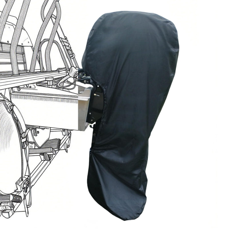 Boat Marine Outboard Motor Cover for Mercury Yamaha Honda 150 175 200 225 HP Heavy Duty Hood Engines Full Cowling Protector Oxford Fabric with PVC Coating Full: 150-225HP