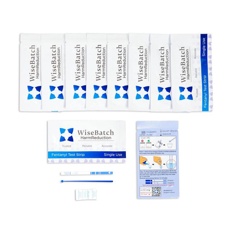 WiseBatch Fentanyl Test Strip + MicroScoop and Instructions, Pack of Ten (10) ‚Äì #1 Most Trusted Fentanyl Test Strip on Market ‚Äì ¬±99% Accurate ‚Äì Results in <2 Mins ‚Äì Prevent Overdoses 1 Count (Pack of 10)