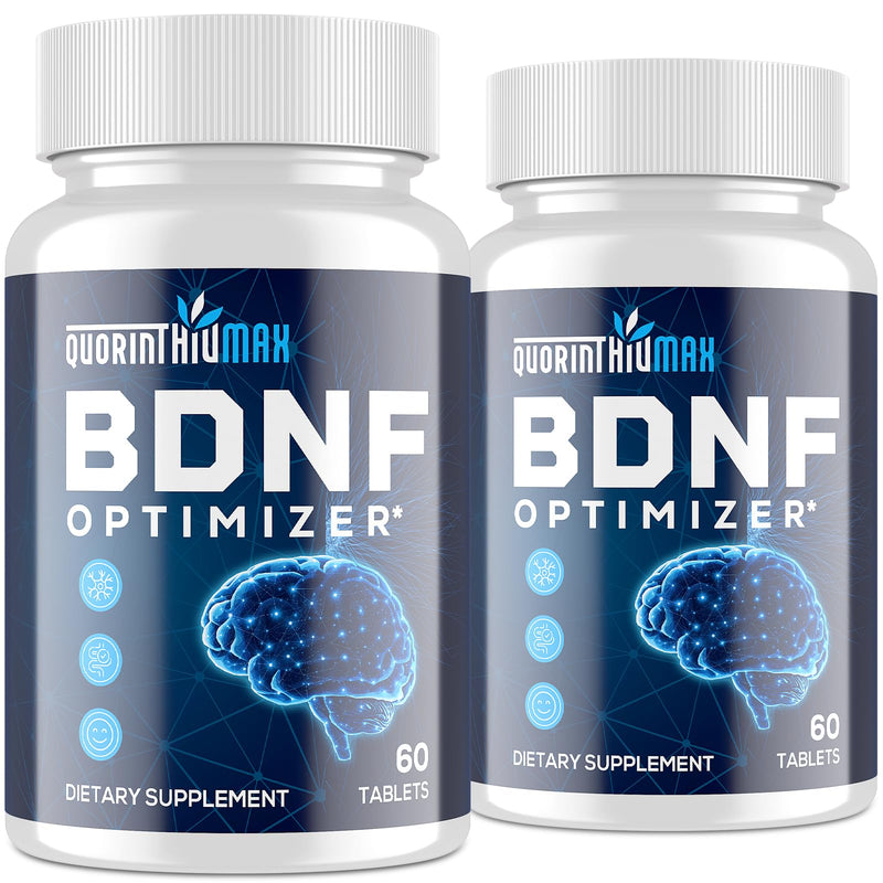 Nootropic Brain Supplement for Memory and Focus ‚Äì BDNF Optimizer ‚Äì Cognitive, Mental Clarity & Mood ‚Äì High Absorption ‚Äì Organic Lion's Mane, L-Theanine, Ginkgo Biloba & Alpha GPC‚Äì60 Tablets (2 Bottle) 60 Count (Pack of 2)