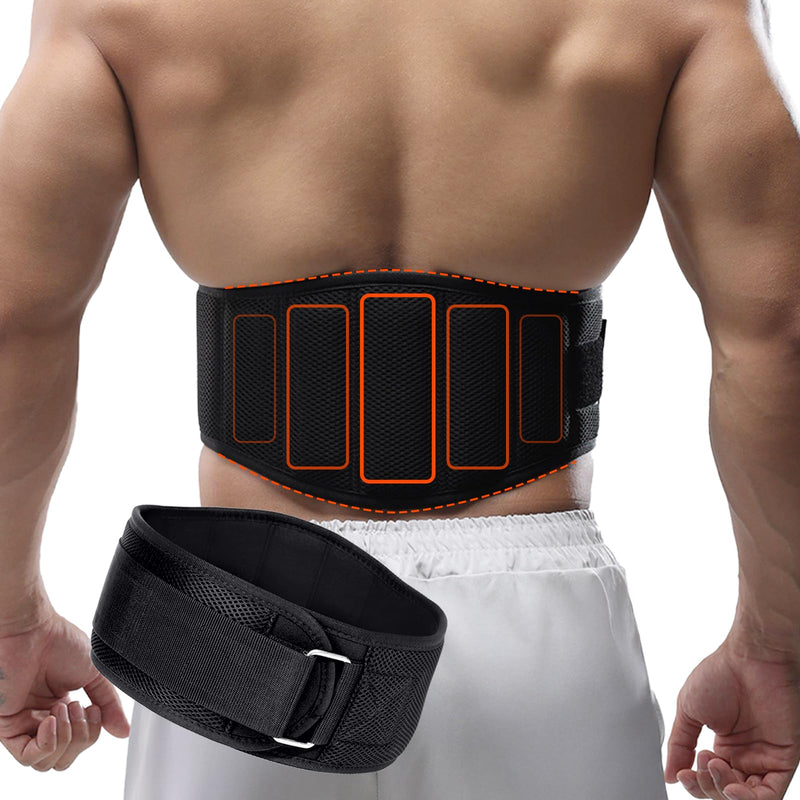 Premium Weight Lifting Belts for Men,Heavy-Duty Squat Belt for Gym, Breathable Workout Belt, Weight Belt for Women, Back Support, Bionic Softbone Design,Unisex Large