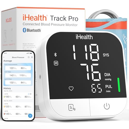 iHealth Track Pro Upper Arm Blood Pressure Monitor for Home Use