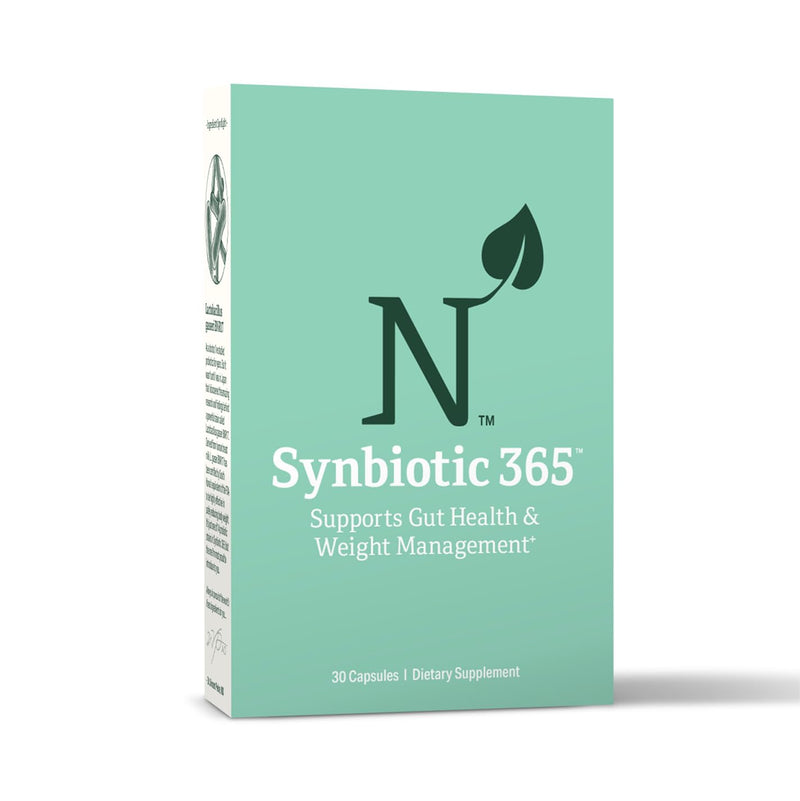 Synbiotic 365 Triple Action Prebiotics and Probiotics for Women & Men | Supplement with B Vitamins, Biotin & Niacin | Gluten Free, Non-GMO & Vegan | 20 Billion CFU | 30 Servings